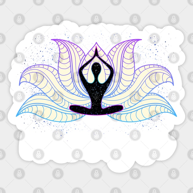 Namaste Sticker by coxemy